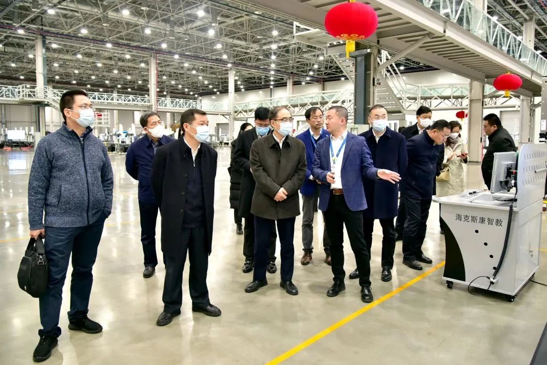 國家統計局副局長藺濤蒞臨?？怂箍抵腔郛a業園調研(圖1)